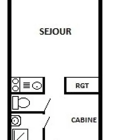 דירה Port Barcares, 1 Piece, 4 Personnes - Fr-1-81-222 לה ברקרה
